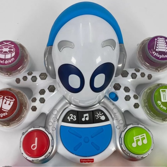 Fisher Price Think And Learn Rocktopus Musical Octopus with 15 Instruments - Picture 1 of 3